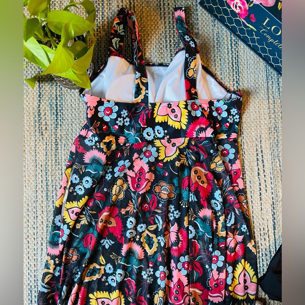 NEW Boho Bikini Swimdress with bottoms - Picture 4 of 5